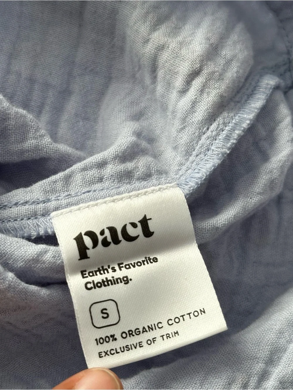 Pact Organic Cotton Costal Gauze Tie Waist Midi Dress - Picture 4 of 10